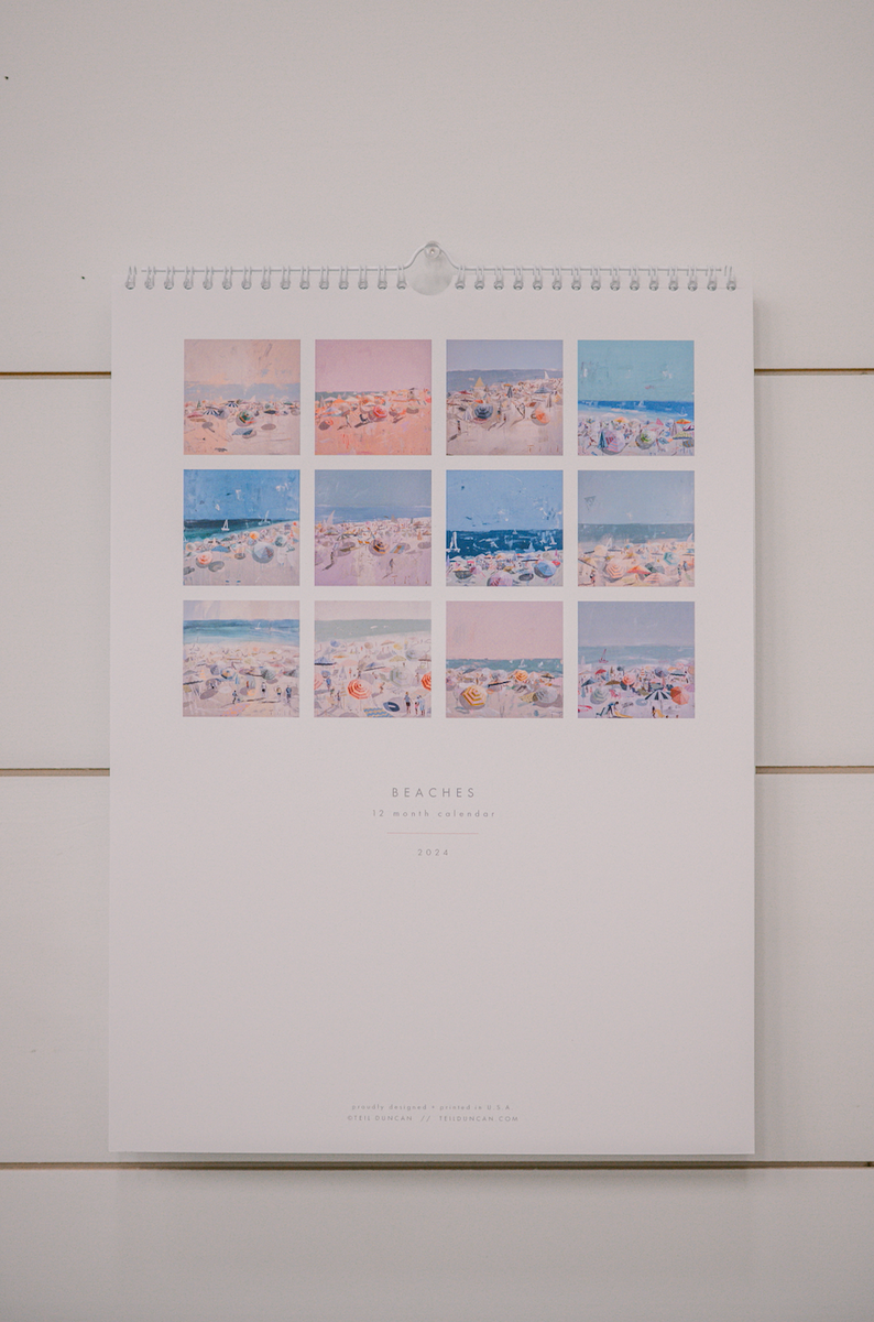 2024 Beach Calendar Teil Duncan