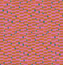 'Hashblocks, Hot Pink' Fabric