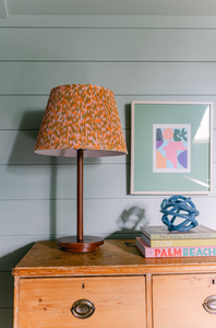 "V Dot, Autumn" Pleated Lampshade