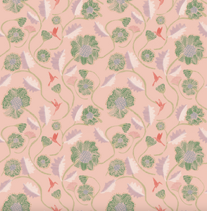 *New* 'Happy Humming, Peach' Wallpaper