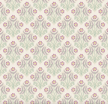 'Squiggle Bloom, Cranberry' Wallpaper