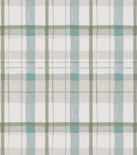 'Plaid, Neutral' Grasscloth Wallpaper