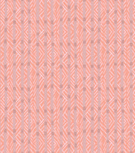 'Bow Tie Stripe, Coral' Fabric