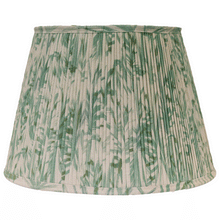 "Floral Palms, Green" Pleated Lampshade