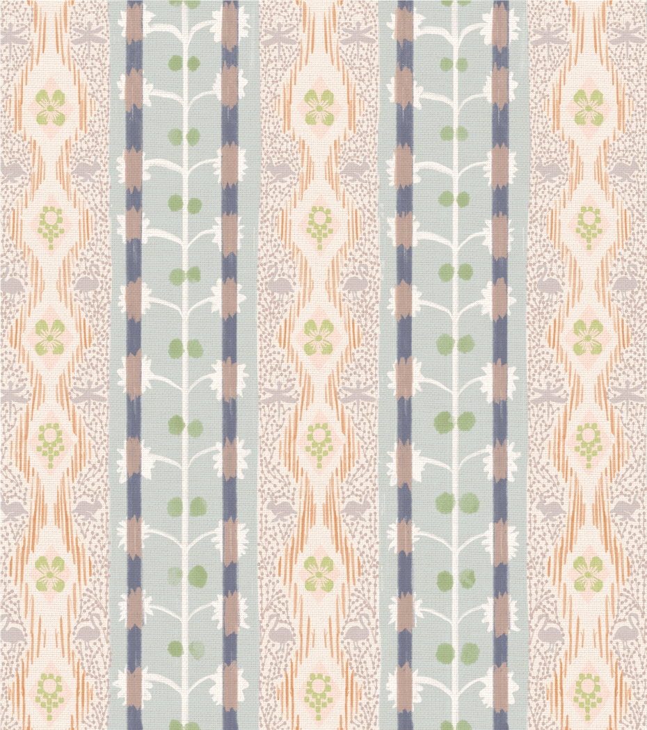 *New* 'Dragonfly Stripe, Blue Jean' Wallpaper