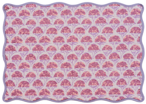 "Zinnia Arc, Peach" Placemat, Set of 4